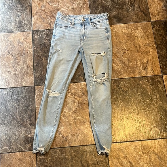 American Eagle Outfitters Denim - American Eagle Outfitters Light Blue Skinny Jeans